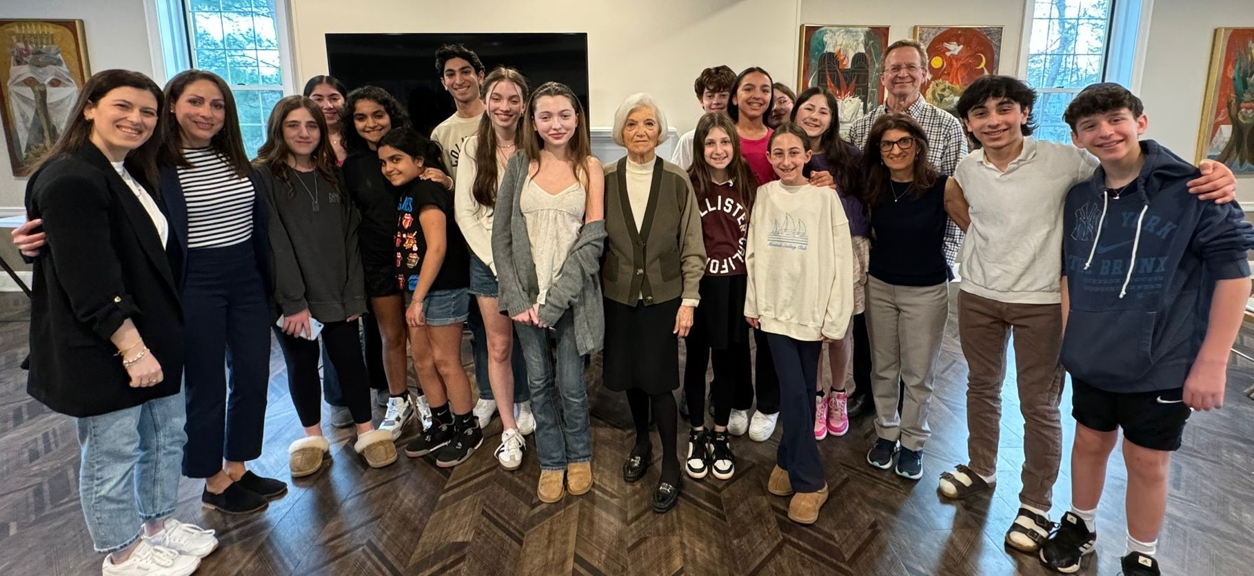 Meeting with a Holocaust survivor